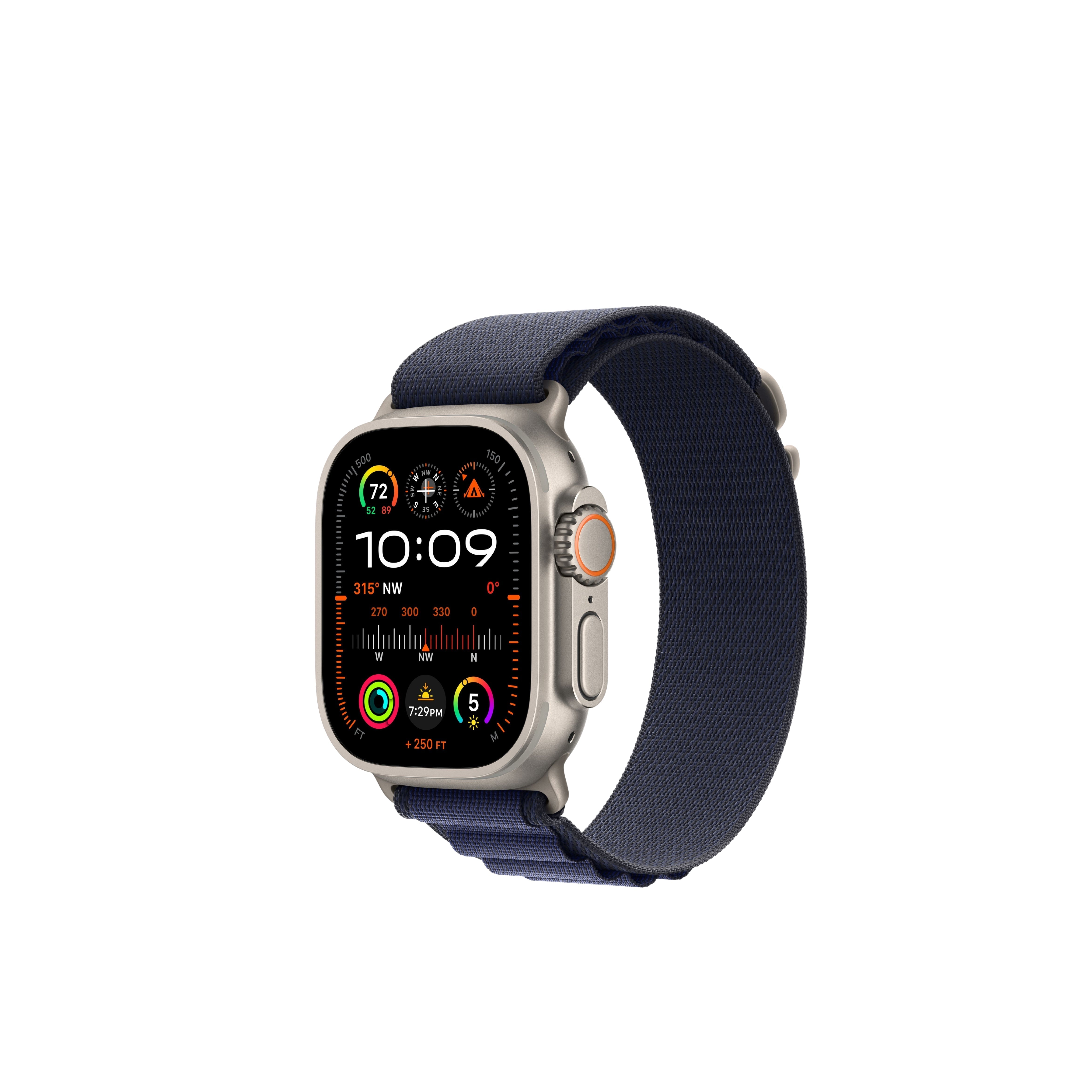 Apple Watch Ultra 2 Natural Titanium Case Alpine Loop.