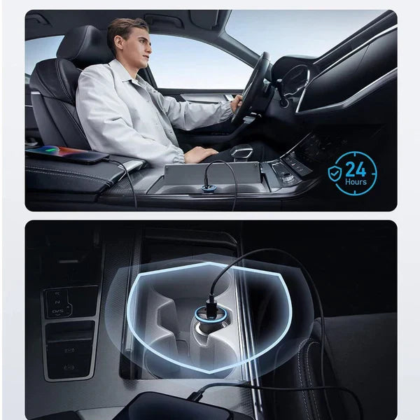 Anker 323 Dual-Port Car Charger 52.5W (A2735H11)