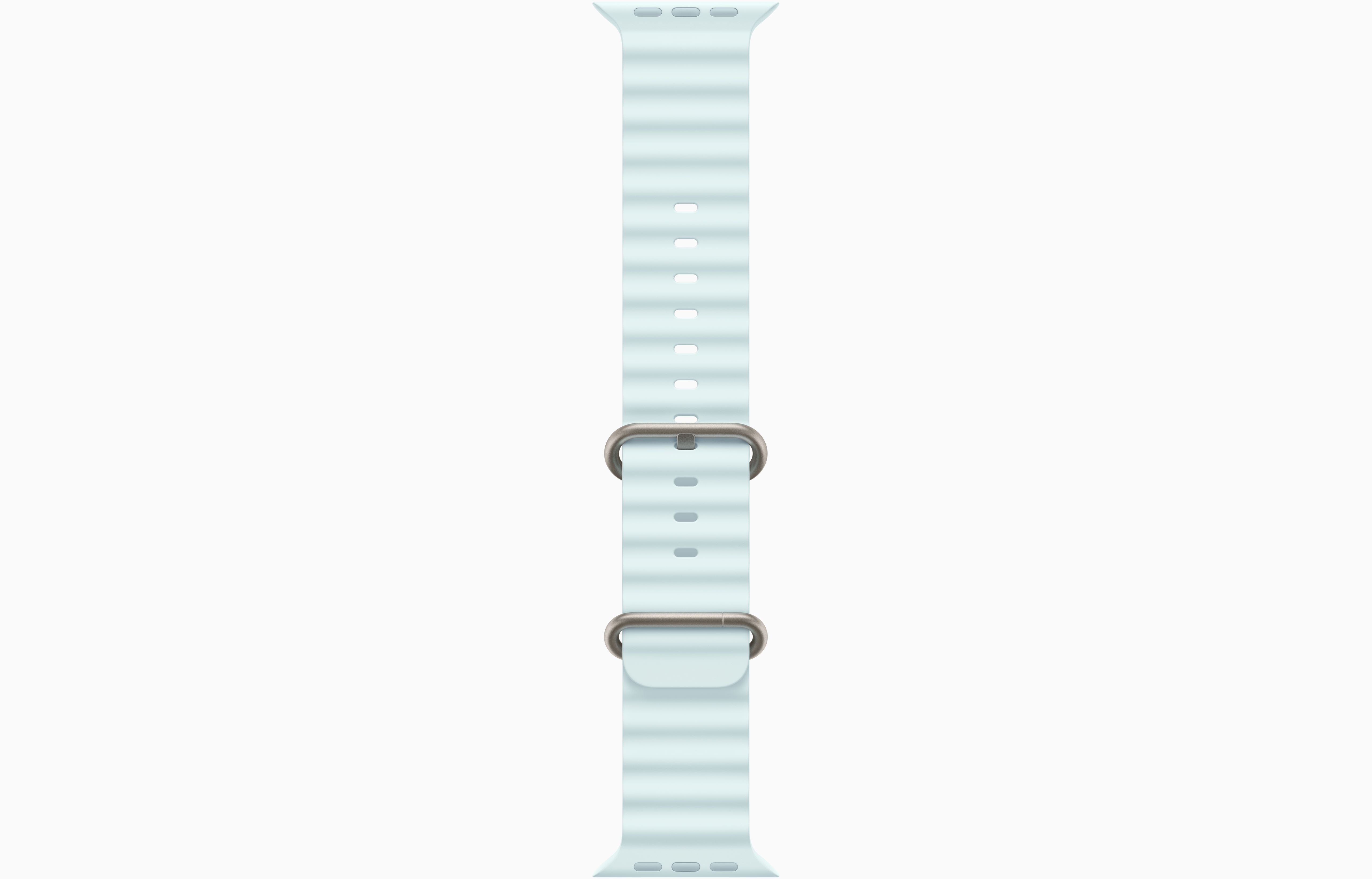 Apple Watch Ultra 2 Natural Titanium Case Ocean Band.