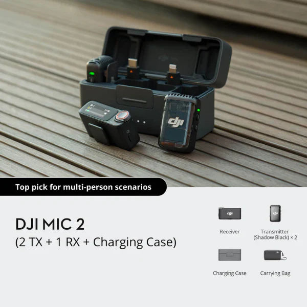 DJI Mic 2 - Dual Wireless Microphone