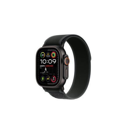 Apple Watch Ultra 2 Black Titanium Case Trail Loop.