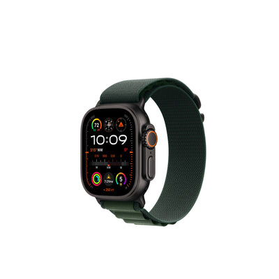 Apple Watch Ultra 2 Black Titanium Case Alpine Loop.