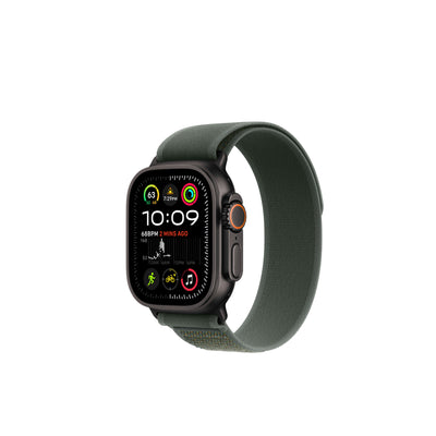 Apple Watch Ultra 2 Black Titanium Case Trail Loop.