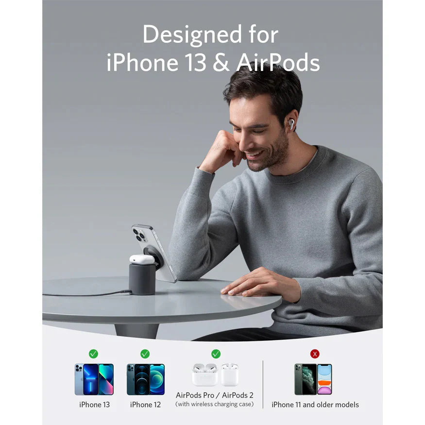 Anker 623 Magnetic Wireless Charger (MagGo) - A2568