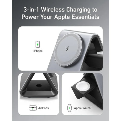 Anker 737 MagGo 3-in-1 15W Charger (Docking Station) - B2599