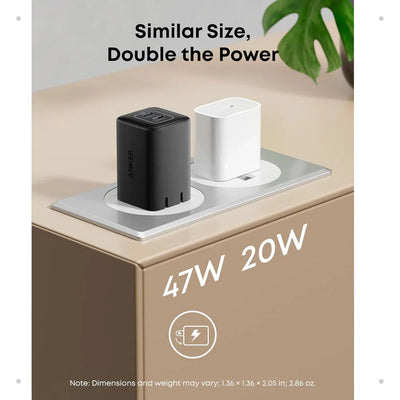 Anker Nano 3 47W USB C Charger (A2039) - UK Plug