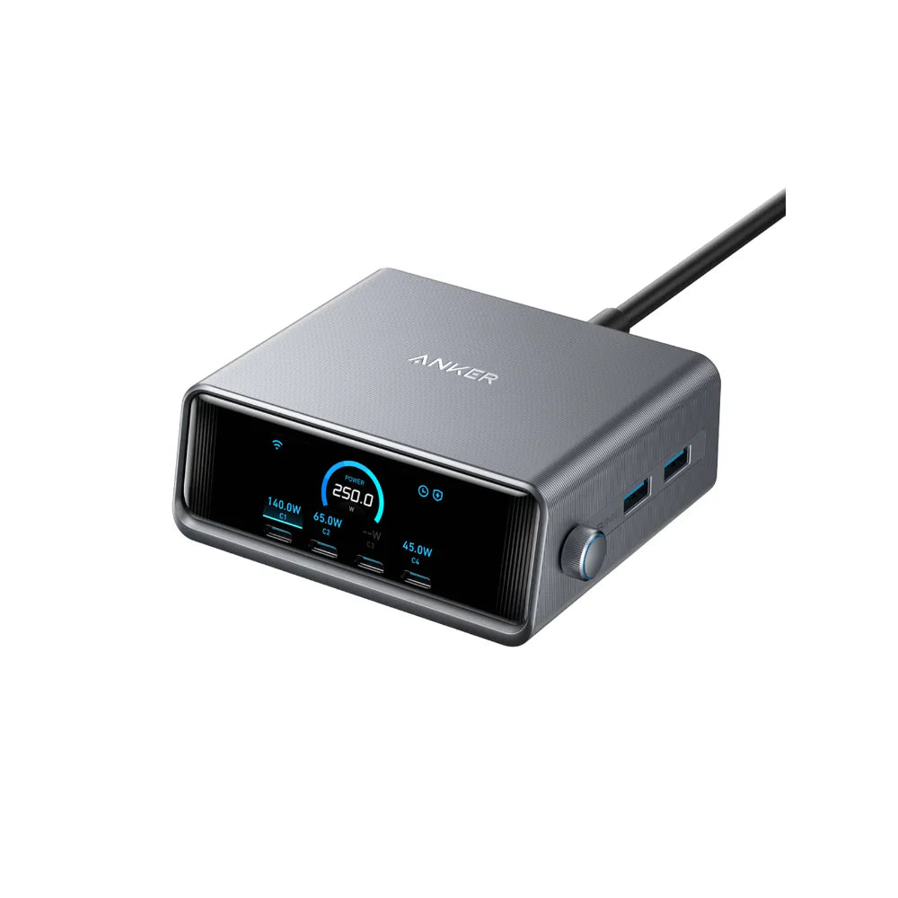 Anker Prime Charger (250W, 6 Ports, GaNPrime) - A2345