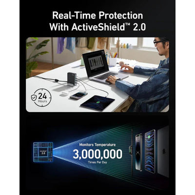 Anker Prime USB C Charger (240W 4-Port Fast Compact GaN Charger) - A2342