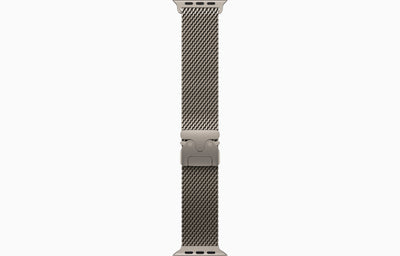 Apple Watch Ultra 2 Natural Titanium Case Milanese Loop.