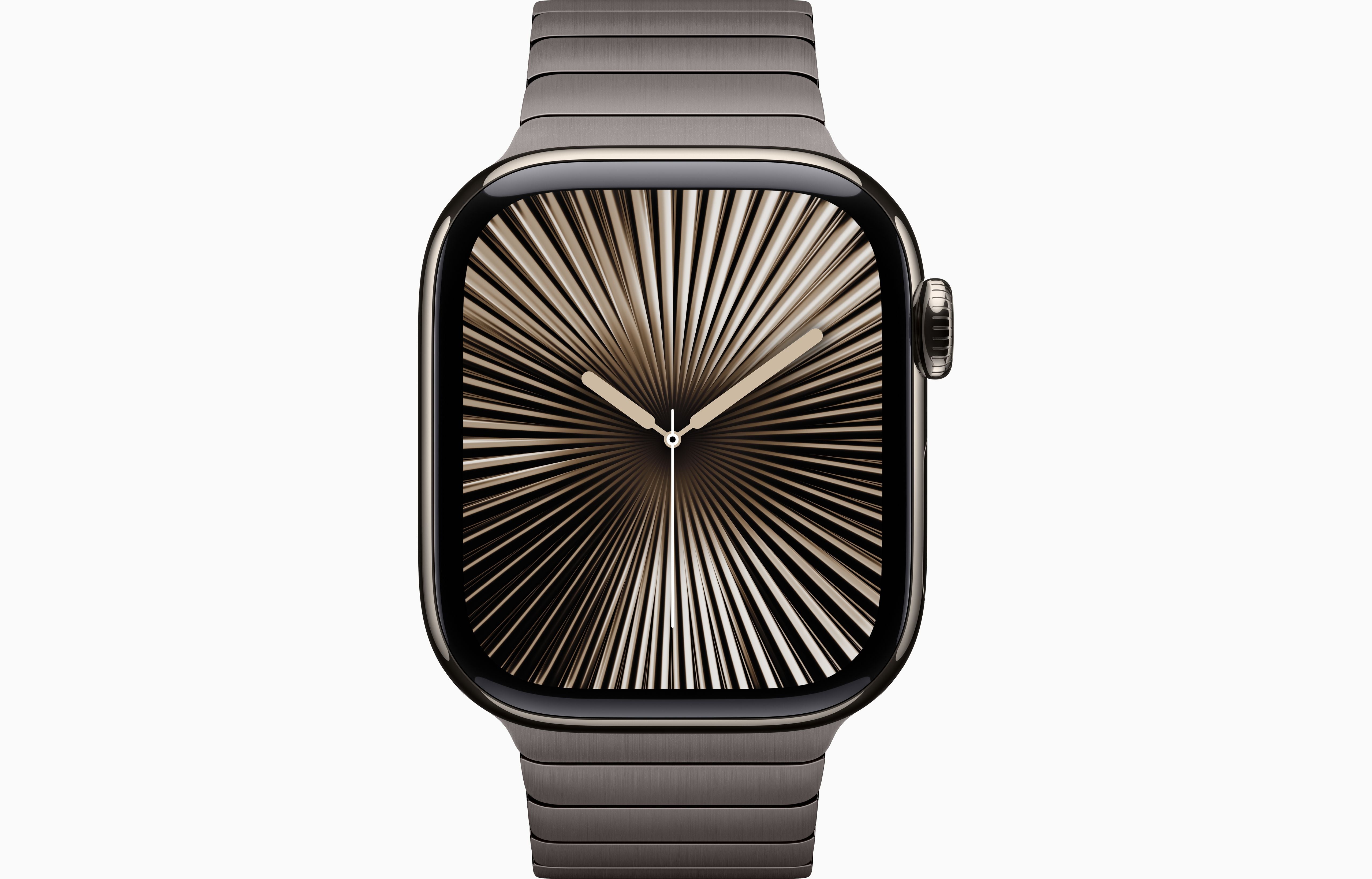 Apple Watch Series 10 42mm Titanium Case Link Bracelet.