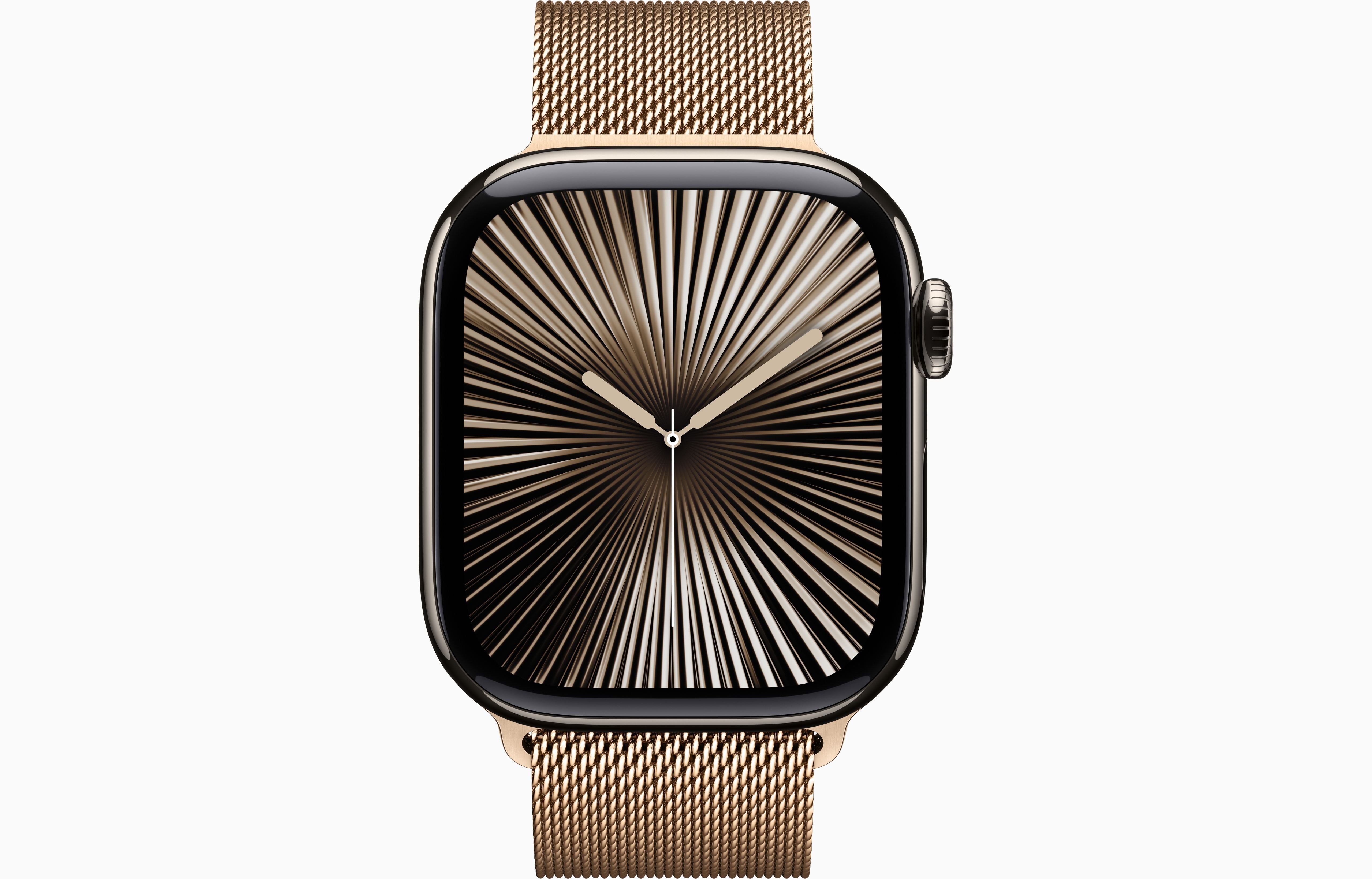 Apple Watch Series 10 46mm Titanium Case Milanese Loop.