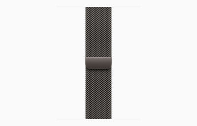 Apple Watch Series 10 42mm Titanium Case Milanese Loop.