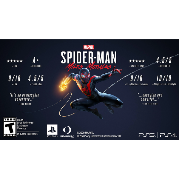 SONY PlayStation 5 (PS5) | Marvel's Spider-Man: Miles Morales