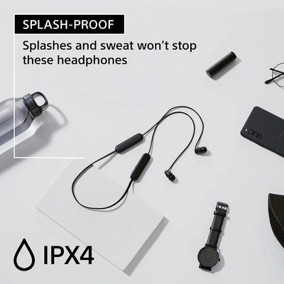 Sony WI-C100 Wireless in-Ear Bluetooth Headphones with Built-in Microphone